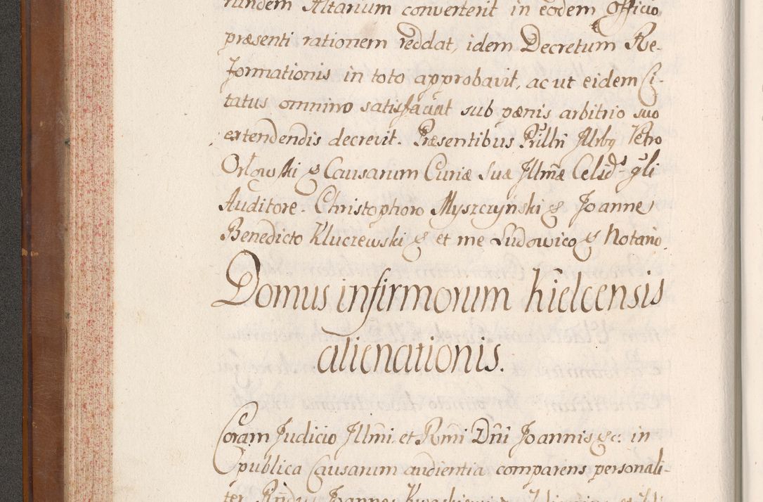 Zdjęcie nr 131 dla obiektu archiwalnego: Volumen VII actorum episcopalium Joannis Małachowski, episcopi Cracoviensis, ducis Severiae de anno 1694 - 1696, quorum index ad finem videatur