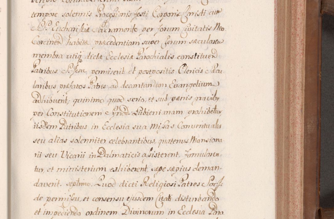 Zdjęcie nr 128 dla obiektu archiwalnego: Volumen VII actorum episcopalium Joannis Małachowski, episcopi Cracoviensis, ducis Severiae de anno 1694 - 1696, quorum index ad finem videatur