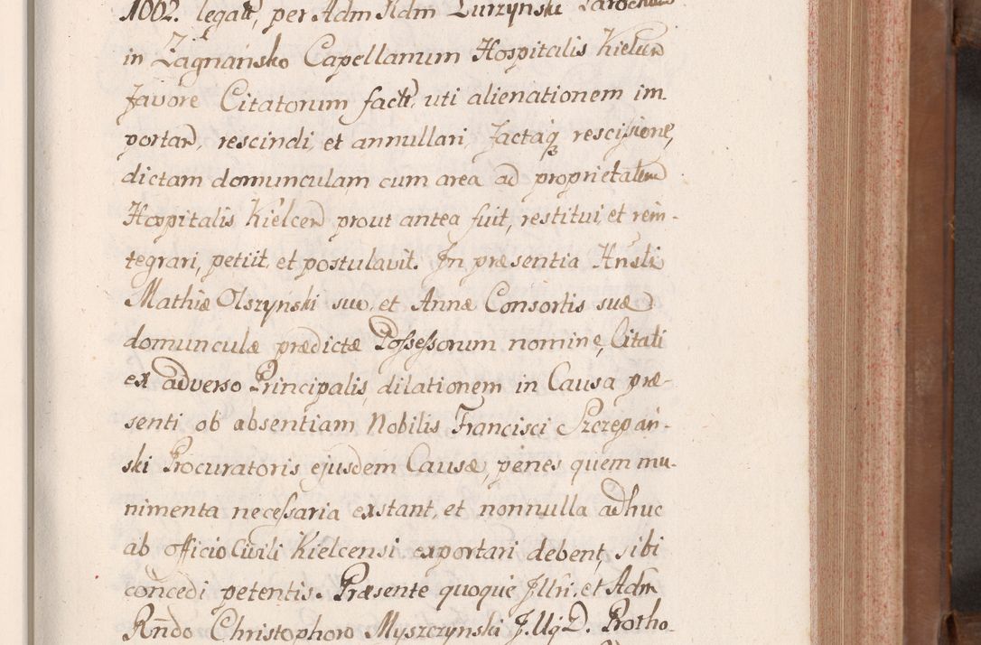 Zdjęcie nr 132 dla obiektu archiwalnego: Volumen VII actorum episcopalium Joannis Małachowski, episcopi Cracoviensis, ducis Severiae de anno 1694 - 1696, quorum index ad finem videatur