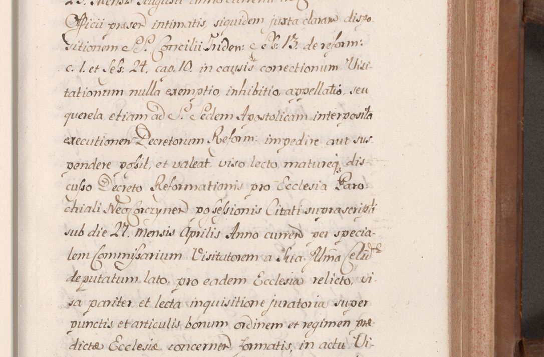 Zdjęcie nr 124 dla obiektu archiwalnego: Volumen VII actorum episcopalium Joannis Małachowski, episcopi Cracoviensis, ducis Severiae de anno 1694 - 1696, quorum index ad finem videatur