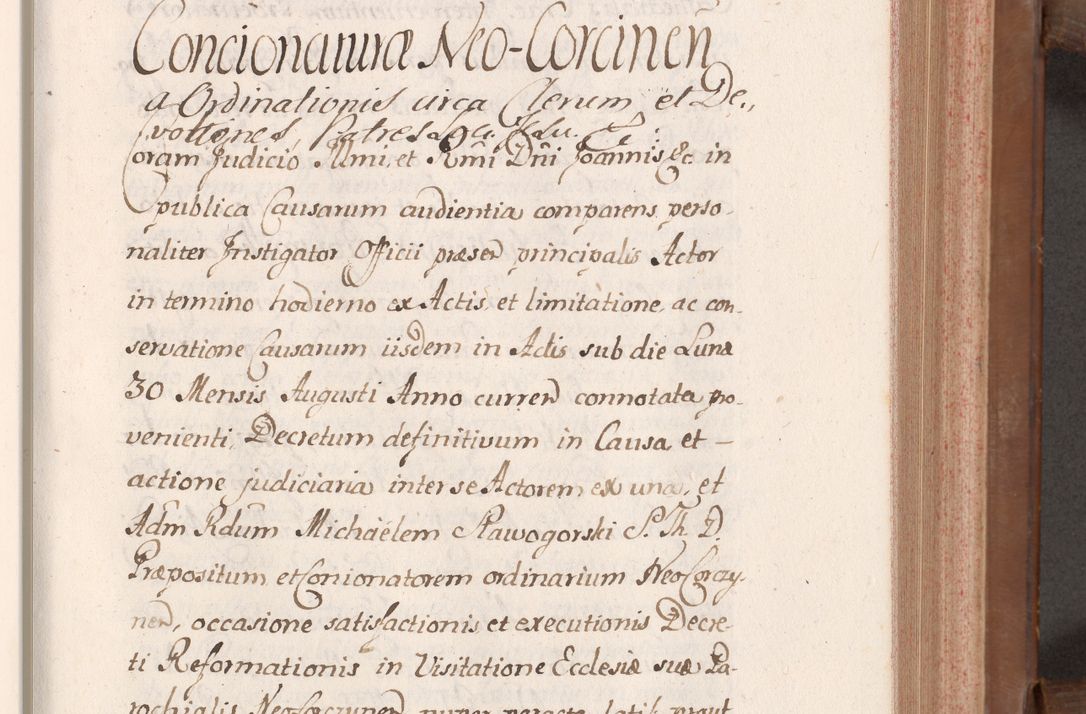 Zdjęcie nr 122 dla obiektu archiwalnego: Volumen VII actorum episcopalium Joannis Małachowski, episcopi Cracoviensis, ducis Severiae de anno 1694 - 1696, quorum index ad finem videatur