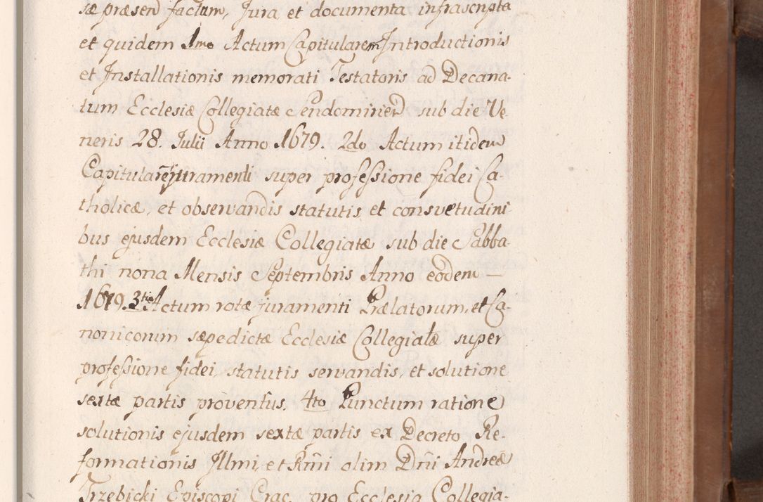 Zdjęcie nr 112 dla obiektu archiwalnego: Volumen VII actorum episcopalium Joannis Małachowski, episcopi Cracoviensis, ducis Severiae de anno 1694 - 1696, quorum index ad finem videatur