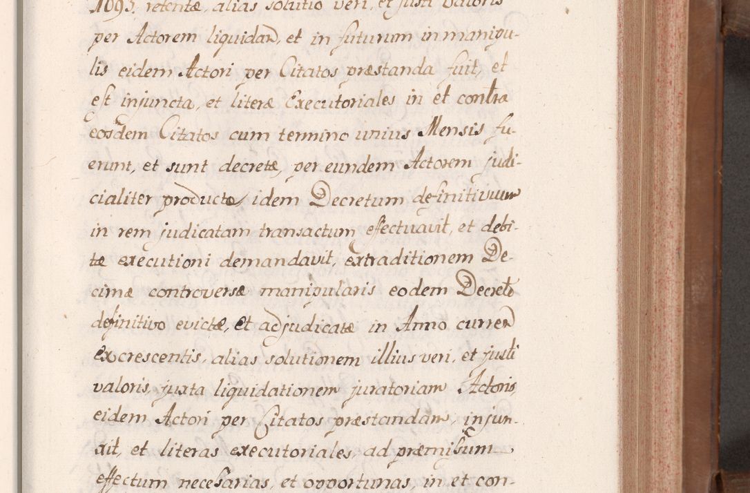 Zdjęcie nr 110 dla obiektu archiwalnego: Volumen VII actorum episcopalium Joannis Małachowski, episcopi Cracoviensis, ducis Severiae de anno 1694 - 1696, quorum index ad finem videatur