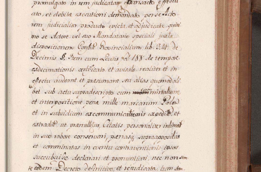 Zdjęcie nr 108 dla obiektu archiwalnego: Volumen VII actorum episcopalium Joannis Małachowski, episcopi Cracoviensis, ducis Severiae de anno 1694 - 1696, quorum index ad finem videatur