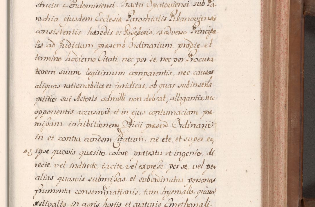 Zdjęcie nr 102 dla obiektu archiwalnego: Volumen VII actorum episcopalium Joannis Małachowski, episcopi Cracoviensis, ducis Severiae de anno 1694 - 1696, quorum index ad finem videatur