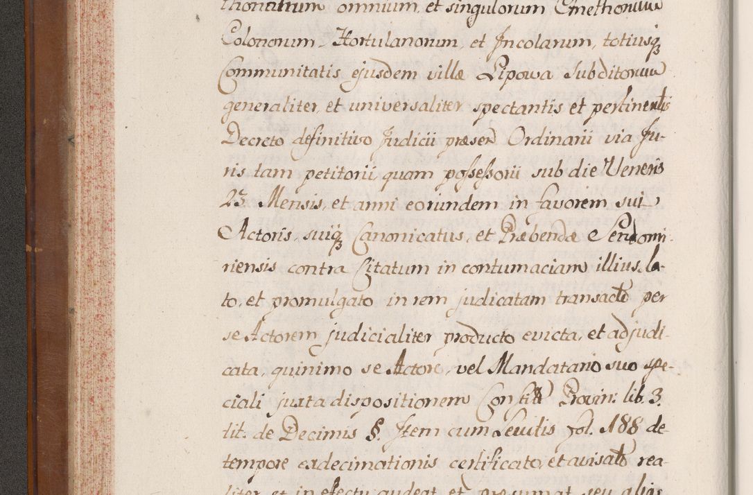 Zdjęcie nr 103 dla obiektu archiwalnego: Volumen VII actorum episcopalium Joannis Małachowski, episcopi Cracoviensis, ducis Severiae de anno 1694 - 1696, quorum index ad finem videatur