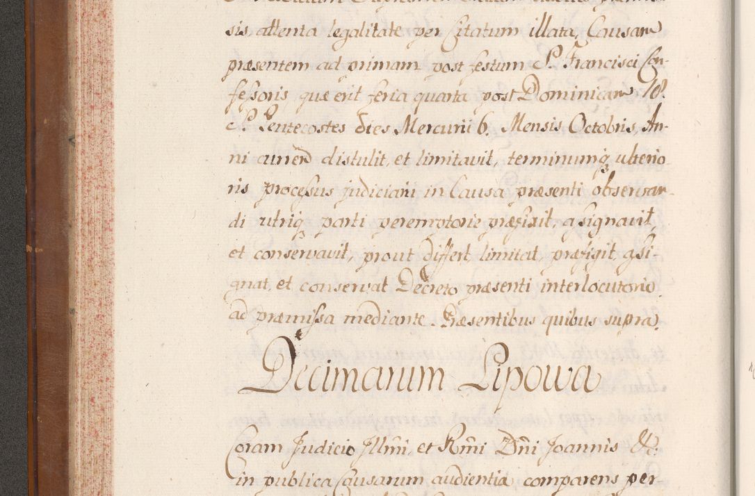 Zdjęcie nr 101 dla obiektu archiwalnego: Volumen VII actorum episcopalium Joannis Małachowski, episcopi Cracoviensis, ducis Severiae de anno 1694 - 1696, quorum index ad finem videatur