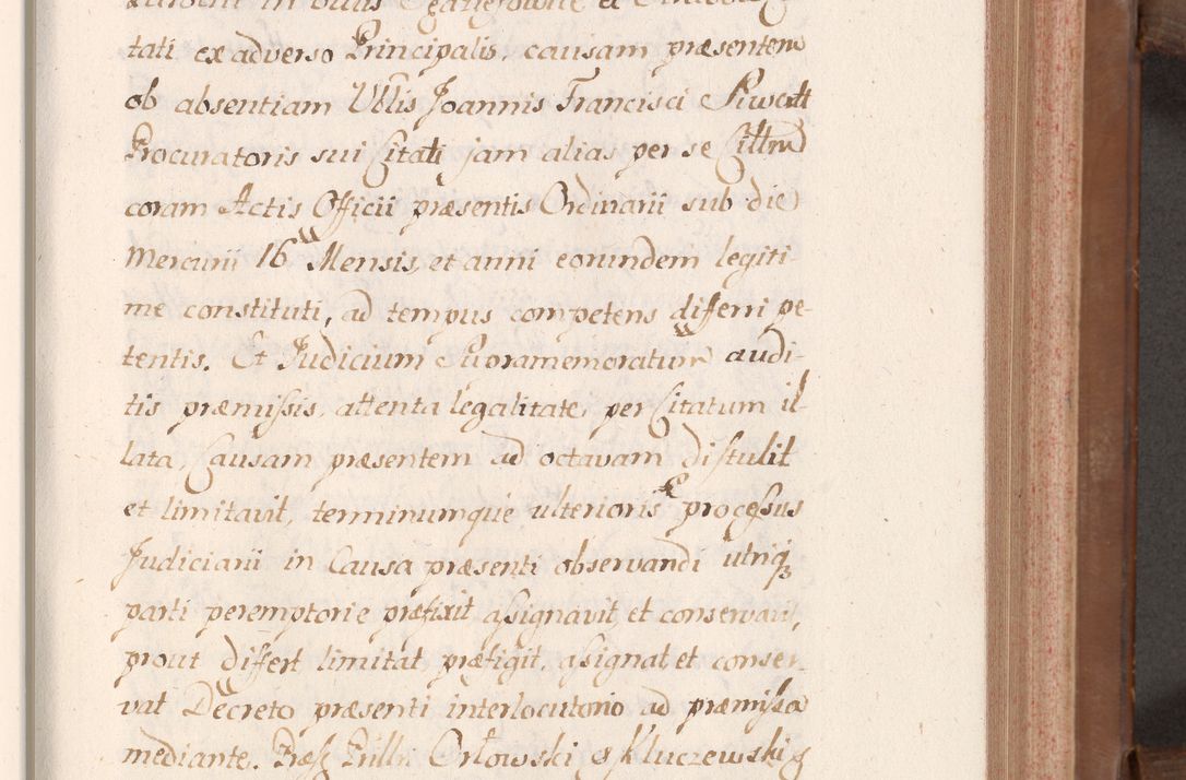 Zdjęcie nr 98 dla obiektu archiwalnego: Volumen VII actorum episcopalium Joannis Małachowski, episcopi Cracoviensis, ducis Severiae de anno 1694 - 1696, quorum index ad finem videatur