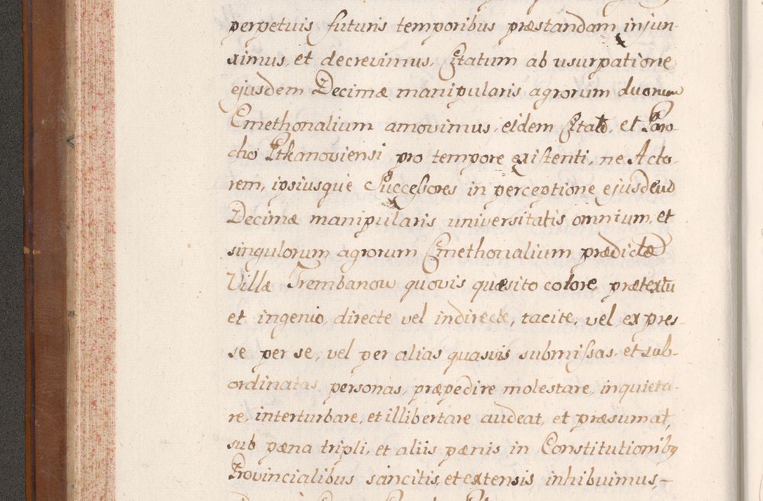 Zdjęcie nr 95 dla obiektu archiwalnego: Volumen VII actorum episcopalium Joannis Małachowski, episcopi Cracoviensis, ducis Severiae de anno 1694 - 1696, quorum index ad finem videatur