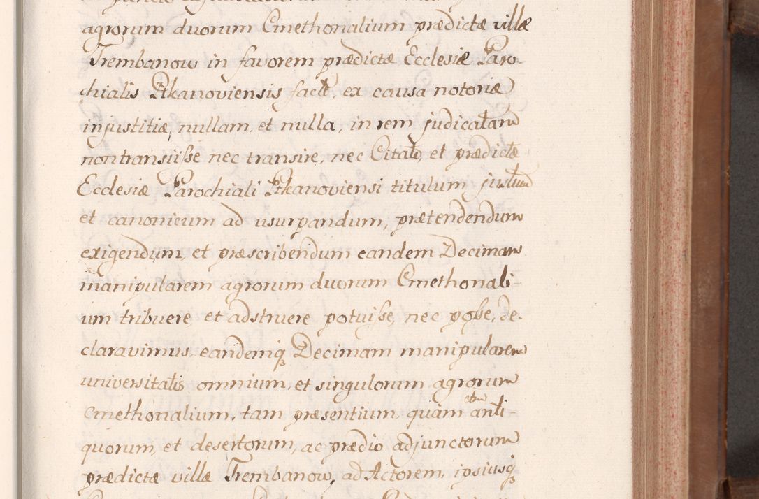 Zdjęcie nr 94 dla obiektu archiwalnego: Volumen VII actorum episcopalium Joannis Małachowski, episcopi Cracoviensis, ducis Severiae de anno 1694 - 1696, quorum index ad finem videatur