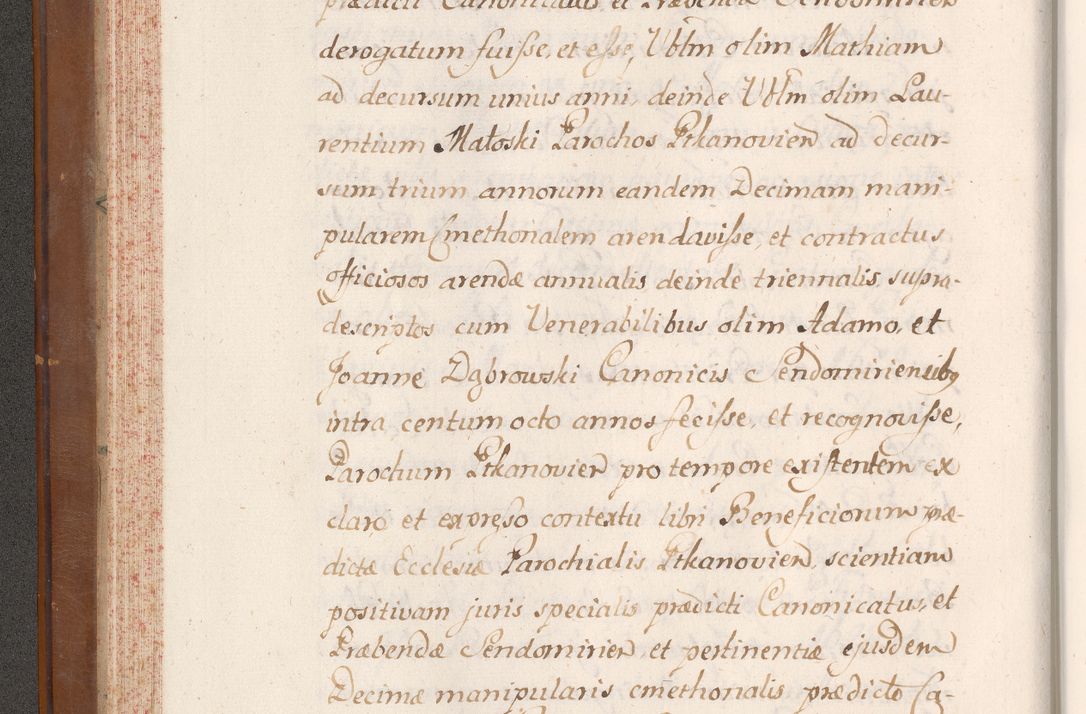 Zdjęcie nr 91 dla obiektu archiwalnego: Volumen VII actorum episcopalium Joannis Małachowski, episcopi Cracoviensis, ducis Severiae de anno 1694 - 1696, quorum index ad finem videatur