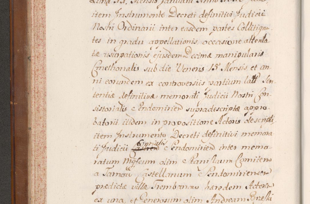 Zdjęcie nr 87 dla obiektu archiwalnego: Volumen VII actorum episcopalium Joannis Małachowski, episcopi Cracoviensis, ducis Severiae de anno 1694 - 1696, quorum index ad finem videatur