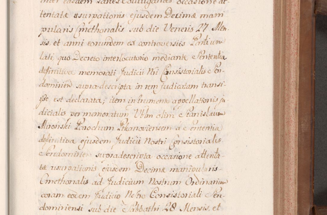 Zdjęcie nr 86 dla obiektu archiwalnego: Volumen VII actorum episcopalium Joannis Małachowski, episcopi Cracoviensis, ducis Severiae de anno 1694 - 1696, quorum index ad finem videatur