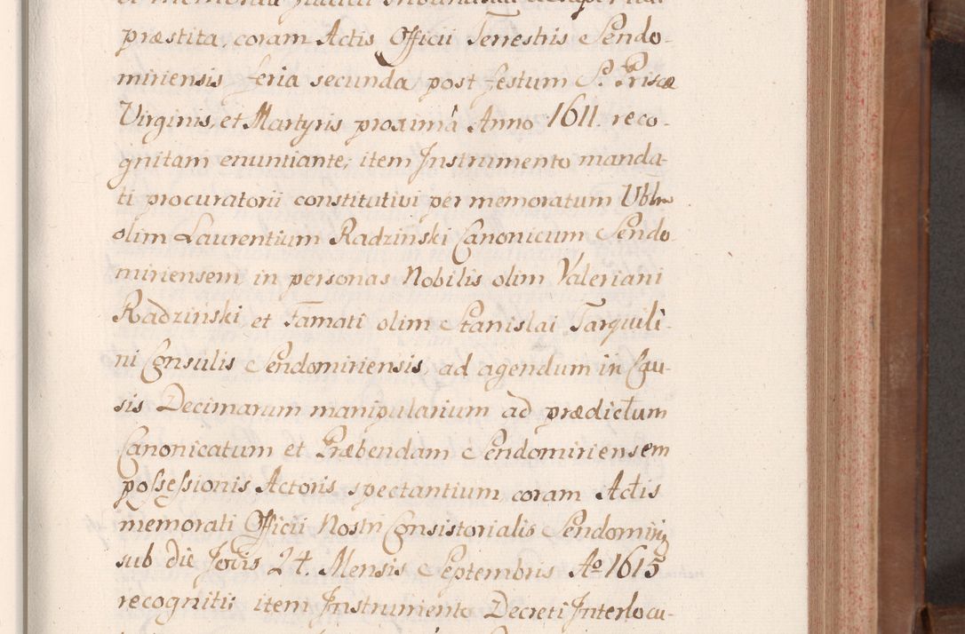 Zdjęcie nr 84 dla obiektu archiwalnego: Volumen VII actorum episcopalium Joannis Małachowski, episcopi Cracoviensis, ducis Severiae de anno 1694 - 1696, quorum index ad finem videatur