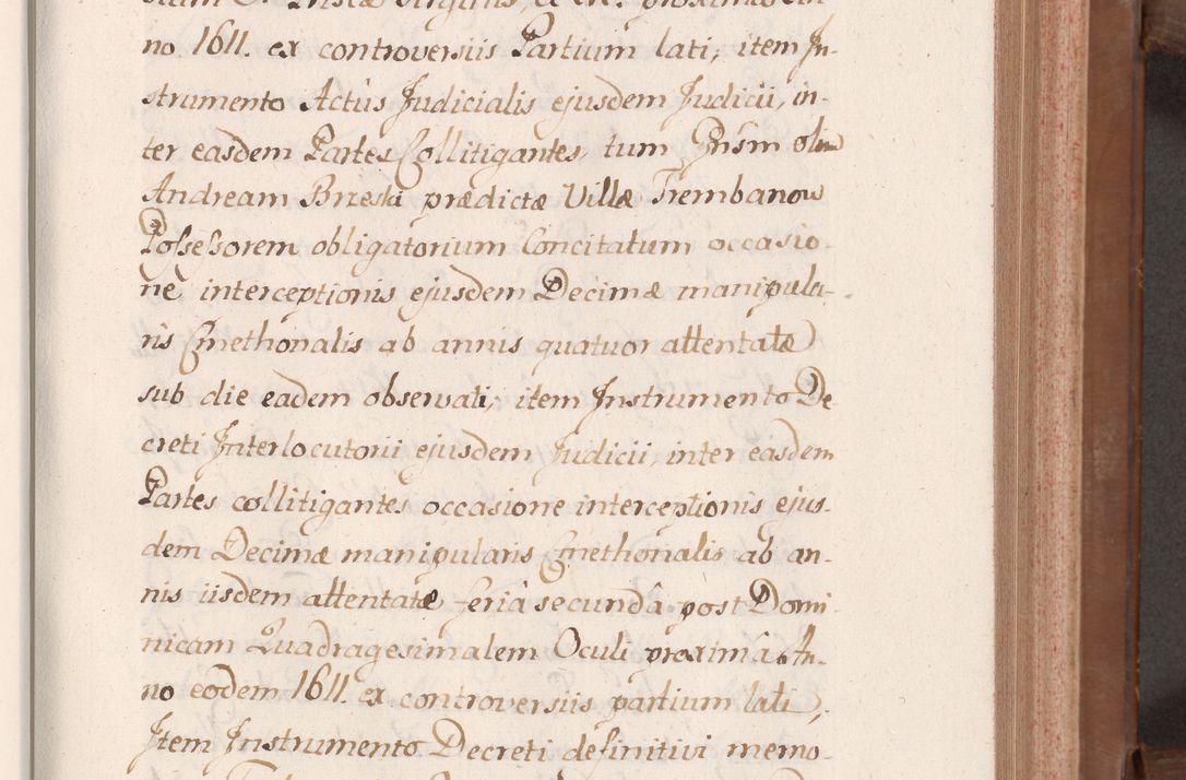 Zdjęcie nr 82 dla obiektu archiwalnego: Volumen VII actorum episcopalium Joannis Małachowski, episcopi Cracoviensis, ducis Severiae de anno 1694 - 1696, quorum index ad finem videatur