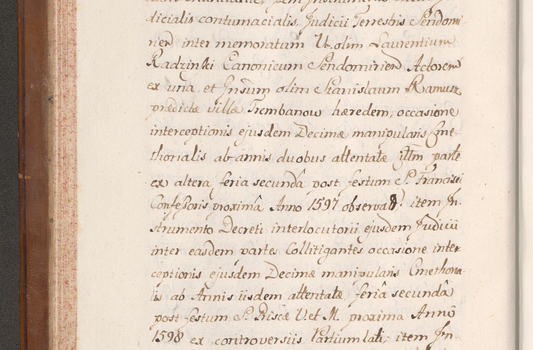 Zdjęcie nr 79 dla obiektu archiwalnego: Volumen VII actorum episcopalium Joannis Małachowski, episcopi Cracoviensis, ducis Severiae de anno 1694 - 1696, quorum index ad finem videatur