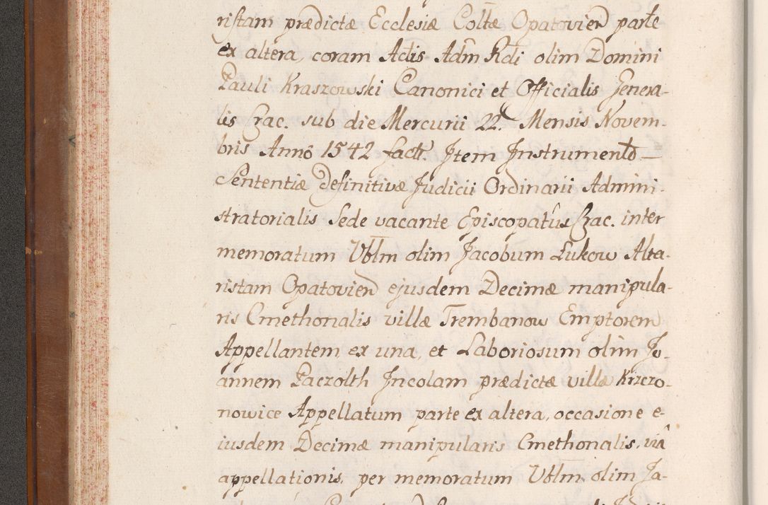 Zdjęcie nr 77 dla obiektu archiwalnego: Volumen VII actorum episcopalium Joannis Małachowski, episcopi Cracoviensis, ducis Severiae de anno 1694 - 1696, quorum index ad finem videatur