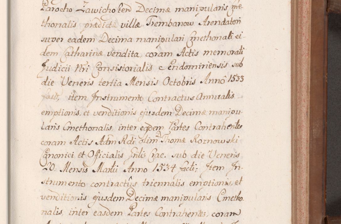 Zdjęcie nr 76 dla obiektu archiwalnego: Volumen VII actorum episcopalium Joannis Małachowski, episcopi Cracoviensis, ducis Severiae de anno 1694 - 1696, quorum index ad finem videatur