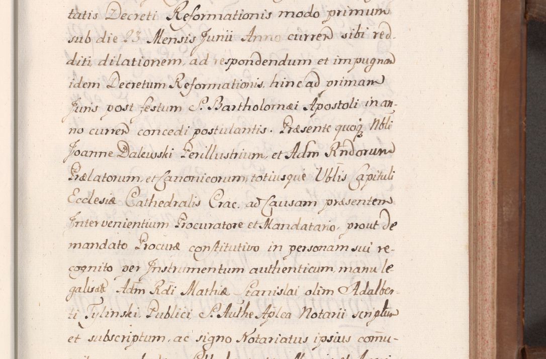 Zdjęcie nr 68 dla obiektu archiwalnego: Volumen VII actorum episcopalium Joannis Małachowski, episcopi Cracoviensis, ducis Severiae de anno 1694 - 1696, quorum index ad finem videatur