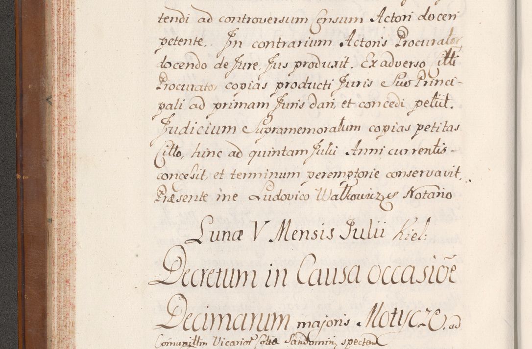 Zdjęcie nr 65 dla obiektu archiwalnego: Volumen VII actorum episcopalium Joannis Małachowski, episcopi Cracoviensis, ducis Severiae de anno 1694 - 1696, quorum index ad finem videatur