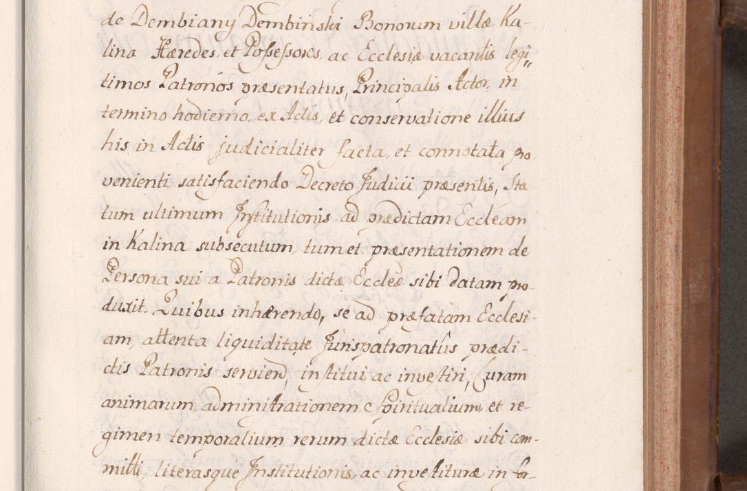 Zdjęcie nr 62 dla obiektu archiwalnego: Volumen VII actorum episcopalium Joannis Małachowski, episcopi Cracoviensis, ducis Severiae de anno 1694 - 1696, quorum index ad finem videatur