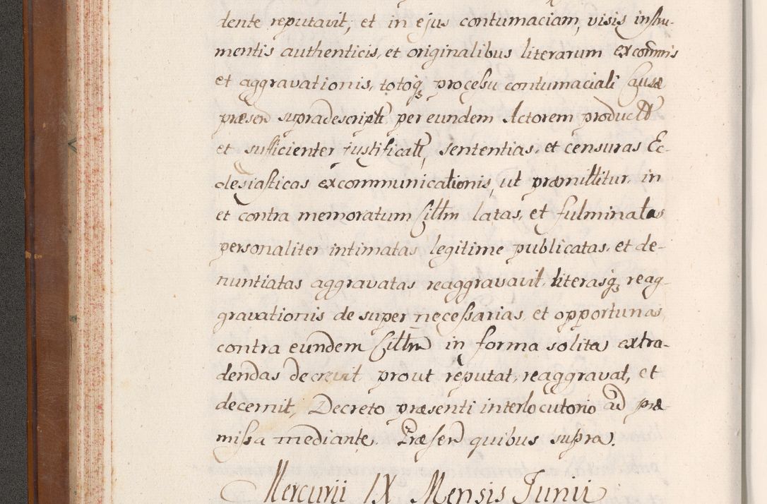 Zdjęcie nr 61 dla obiektu archiwalnego: Volumen VII actorum episcopalium Joannis Małachowski, episcopi Cracoviensis, ducis Severiae de anno 1694 - 1696, quorum index ad finem videatur