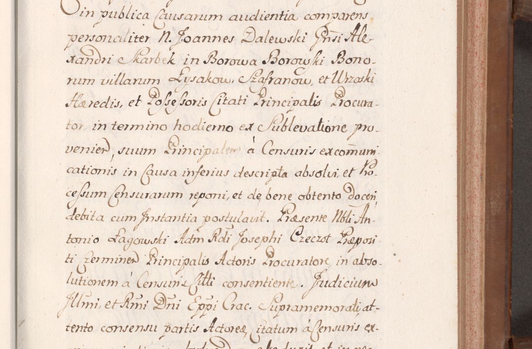 Zdjęcie nr 64 dla obiektu archiwalnego: Volumen VII actorum episcopalium Joannis Małachowski, episcopi Cracoviensis, ducis Severiae de anno 1694 - 1696, quorum index ad finem videatur