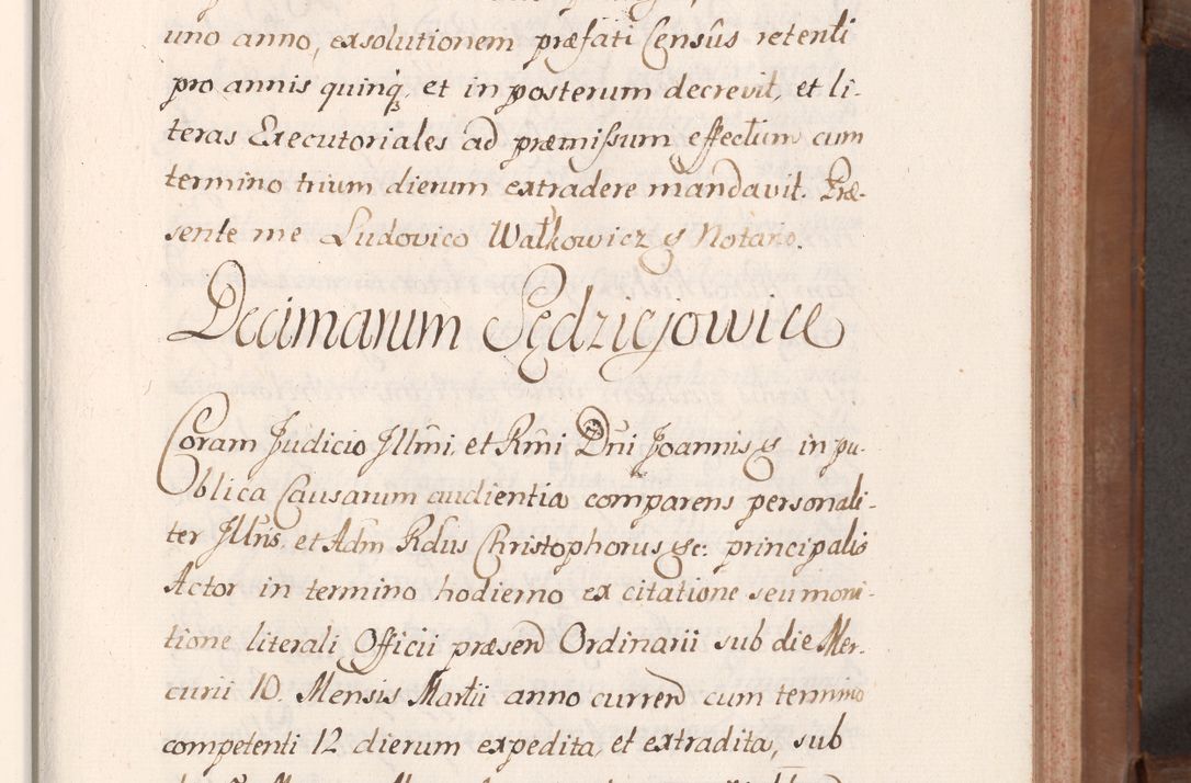 Zdjęcie nr 54 dla obiektu archiwalnego: Volumen VII actorum episcopalium Joannis Małachowski, episcopi Cracoviensis, ducis Severiae de anno 1694 - 1696, quorum index ad finem videatur