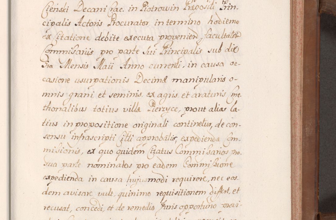Zdjęcie nr 52 dla obiektu archiwalnego: Volumen VII actorum episcopalium Joannis Małachowski, episcopi Cracoviensis, ducis Severiae de anno 1694 - 1696, quorum index ad finem videatur