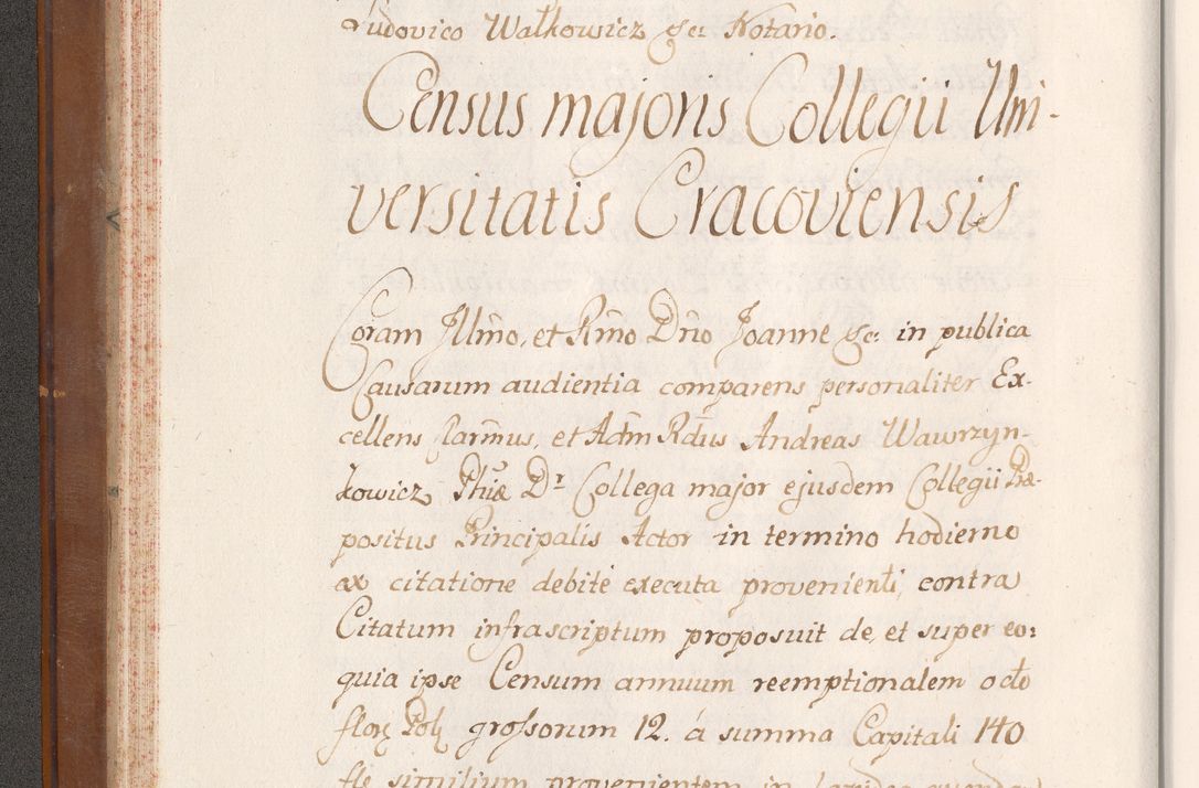 Zdjęcie nr 53 dla obiektu archiwalnego: Volumen VII actorum episcopalium Joannis Małachowski, episcopi Cracoviensis, ducis Severiae de anno 1694 - 1696, quorum index ad finem videatur