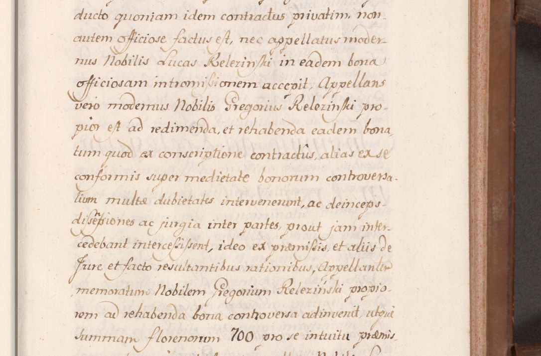 Zdjęcie nr 48 dla obiektu archiwalnego: Volumen VII actorum episcopalium Joannis Małachowski, episcopi Cracoviensis, ducis Severiae de anno 1694 - 1696, quorum index ad finem videatur