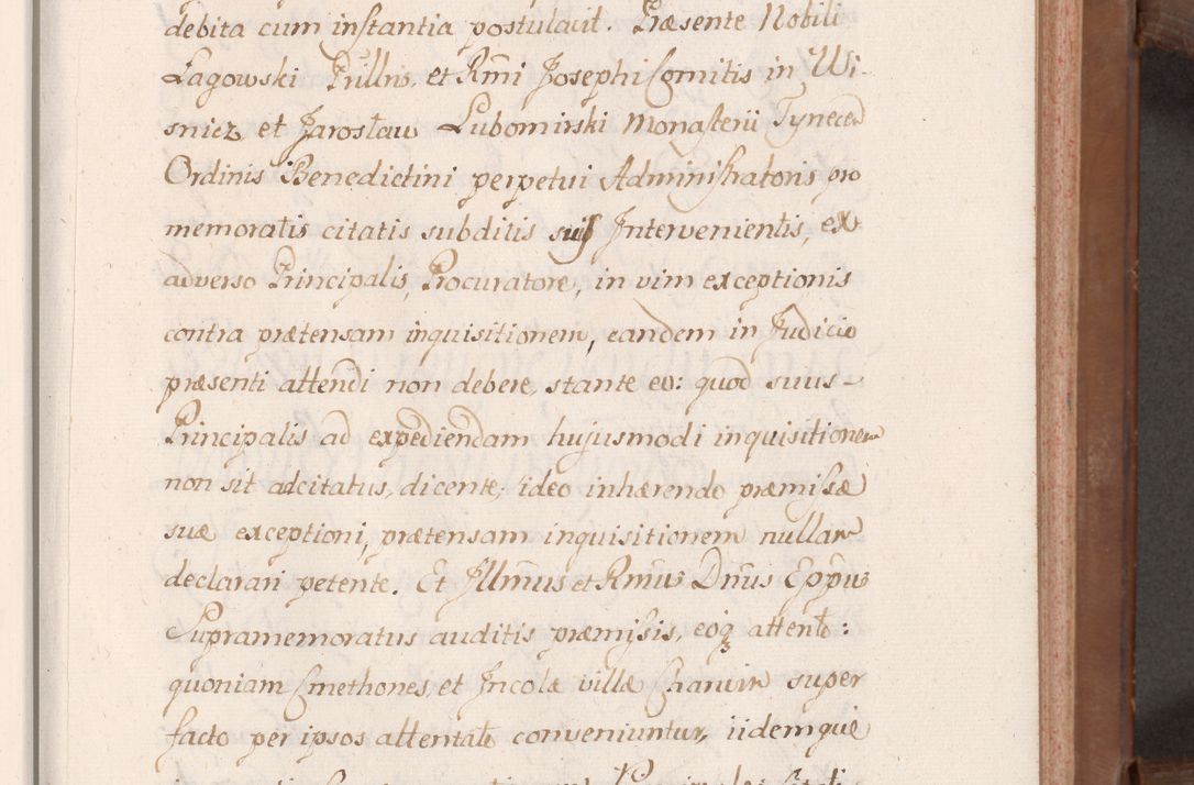 Zdjęcie nr 44 dla obiektu archiwalnego: Volumen VII actorum episcopalium Joannis Małachowski, episcopi Cracoviensis, ducis Severiae de anno 1694 - 1696, quorum index ad finem videatur