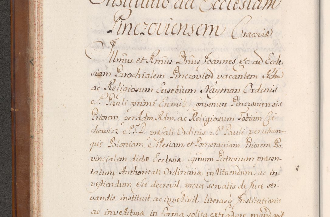 Zdjęcie nr 41 dla obiektu archiwalnego: Volumen VII actorum episcopalium Joannis Małachowski, episcopi Cracoviensis, ducis Severiae de anno 1694 - 1696, quorum index ad finem videatur