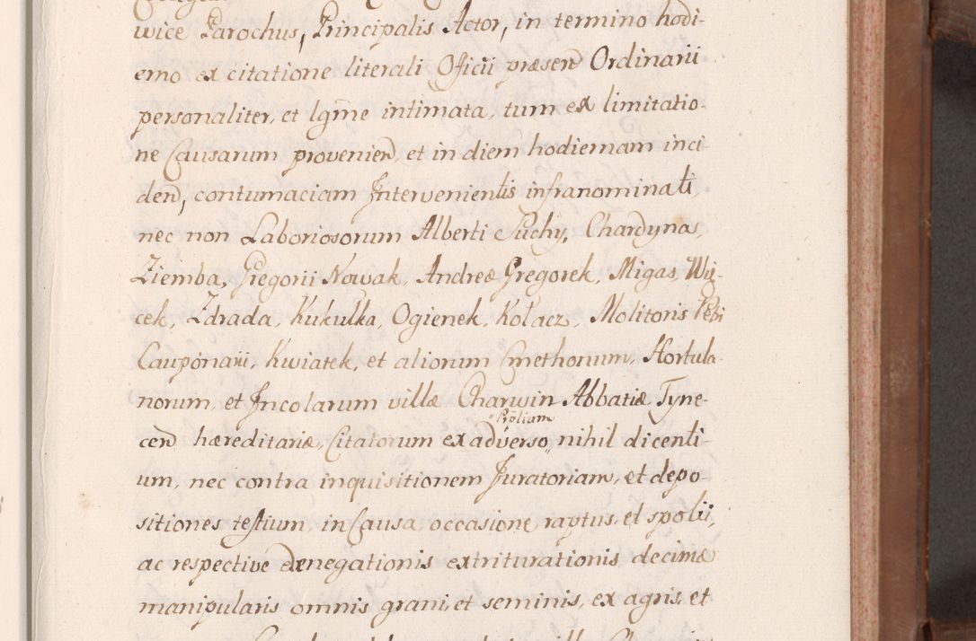 Zdjęcie nr 42 dla obiektu archiwalnego: Volumen VII actorum episcopalium Joannis Małachowski, episcopi Cracoviensis, ducis Severiae de anno 1694 - 1696, quorum index ad finem videatur