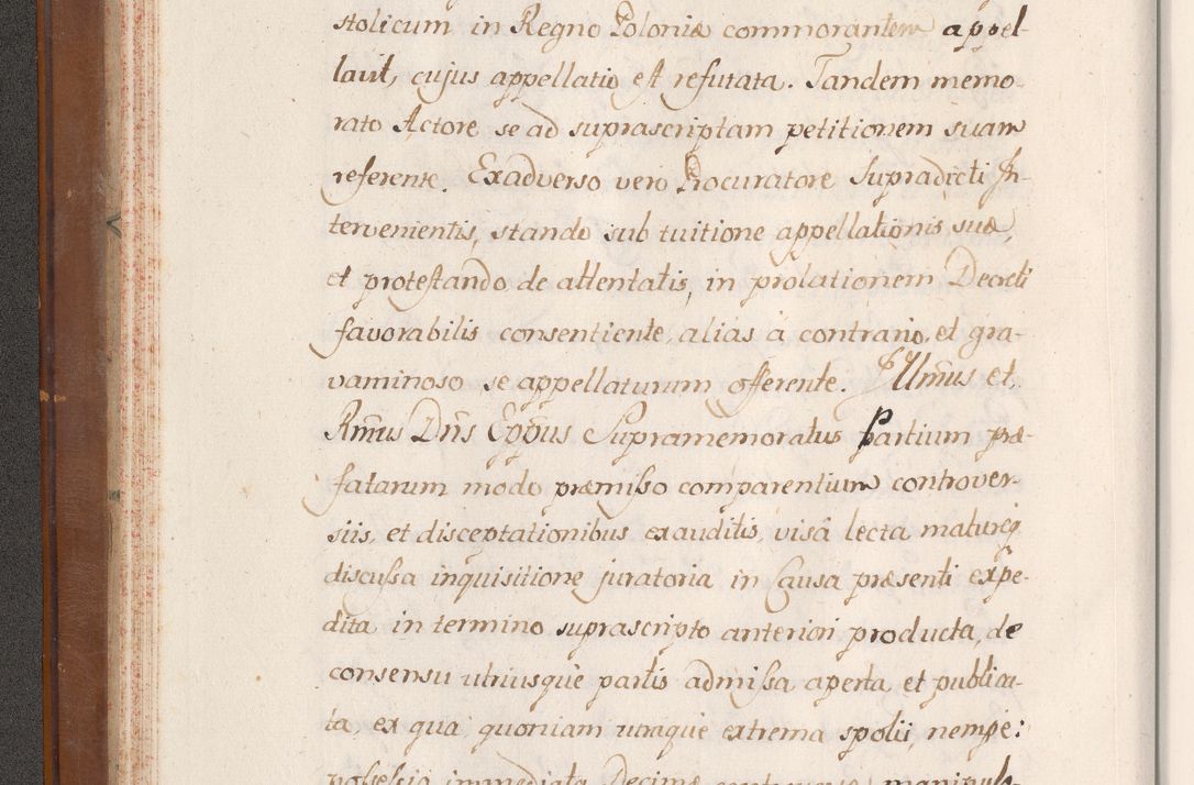 Zdjęcie nr 45 dla obiektu archiwalnego: Volumen VII actorum episcopalium Joannis Małachowski, episcopi Cracoviensis, ducis Severiae de anno 1694 - 1696, quorum index ad finem videatur