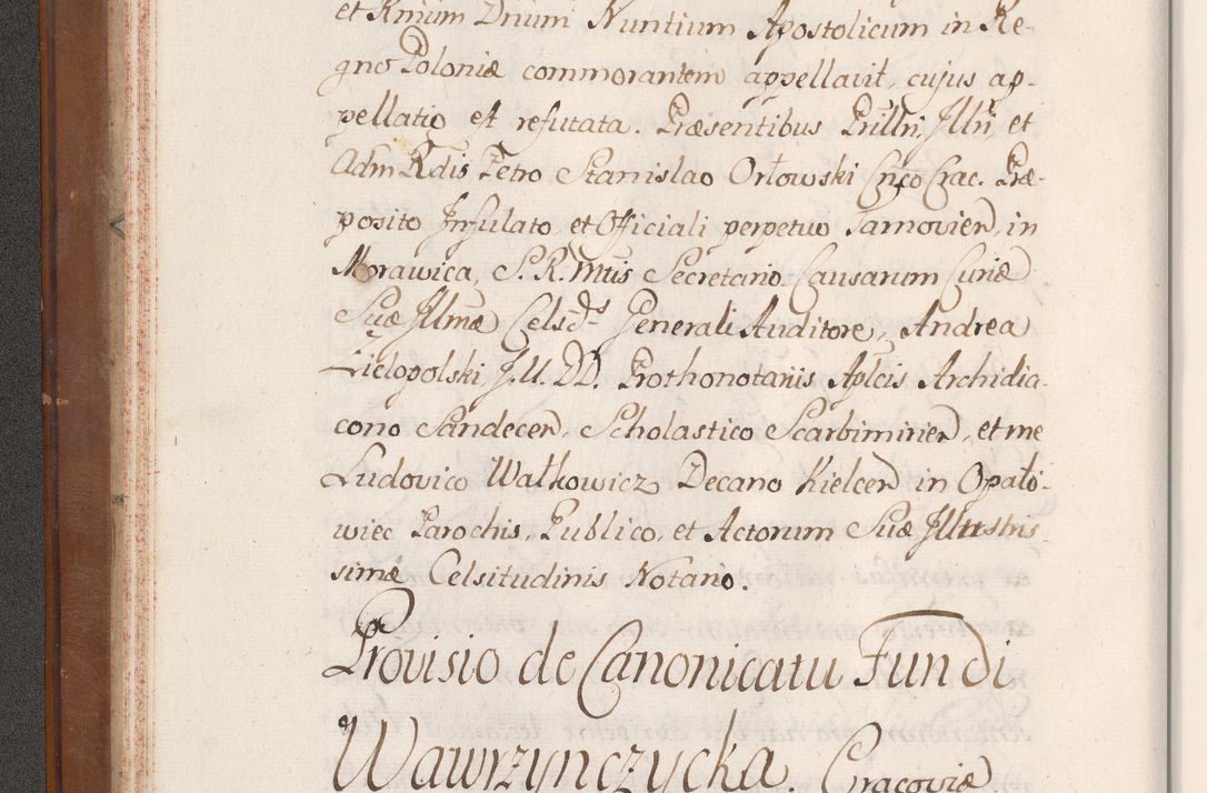 Zdjęcie nr 39 dla obiektu archiwalnego: Volumen VII actorum episcopalium Joannis Małachowski, episcopi Cracoviensis, ducis Severiae de anno 1694 - 1696, quorum index ad finem videatur