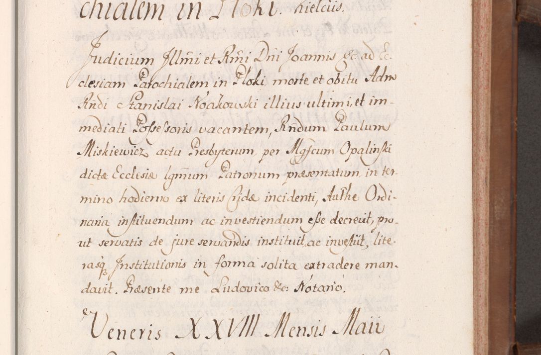 Zdjęcie nr 34 dla obiektu archiwalnego: Volumen VII actorum episcopalium Joannis Małachowski, episcopi Cracoviensis, ducis Severiae de anno 1694 - 1696, quorum index ad finem videatur