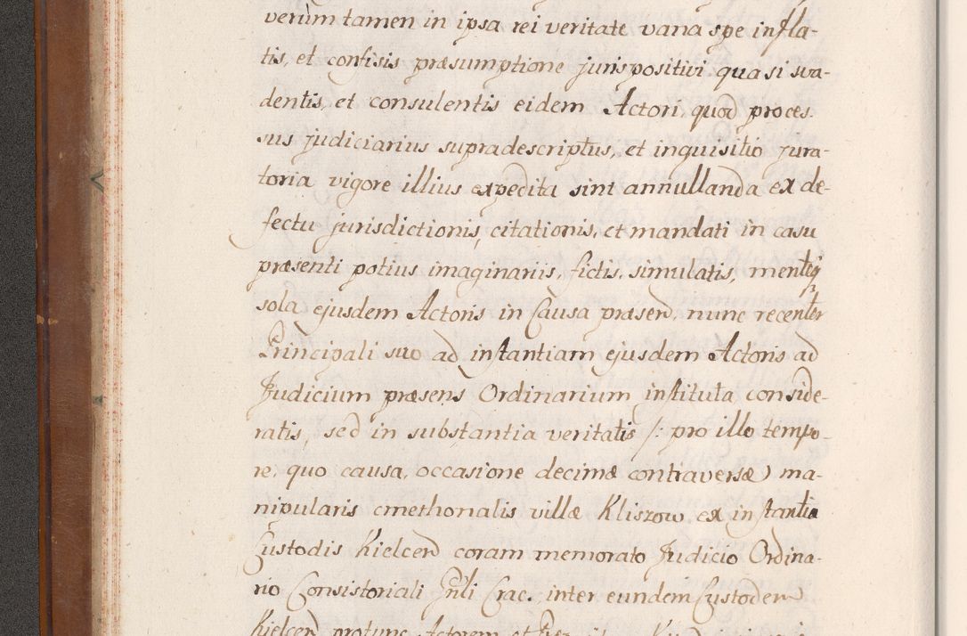 Zdjęcie nr 29 dla obiektu archiwalnego: Volumen VII actorum episcopalium Joannis Małachowski, episcopi Cracoviensis, ducis Severiae de anno 1694 - 1696, quorum index ad finem videatur
