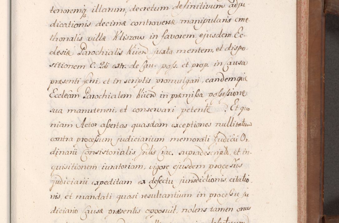 Zdjęcie nr 28 dla obiektu archiwalnego: Volumen VII actorum episcopalium Joannis Małachowski, episcopi Cracoviensis, ducis Severiae de anno 1694 - 1696, quorum index ad finem videatur