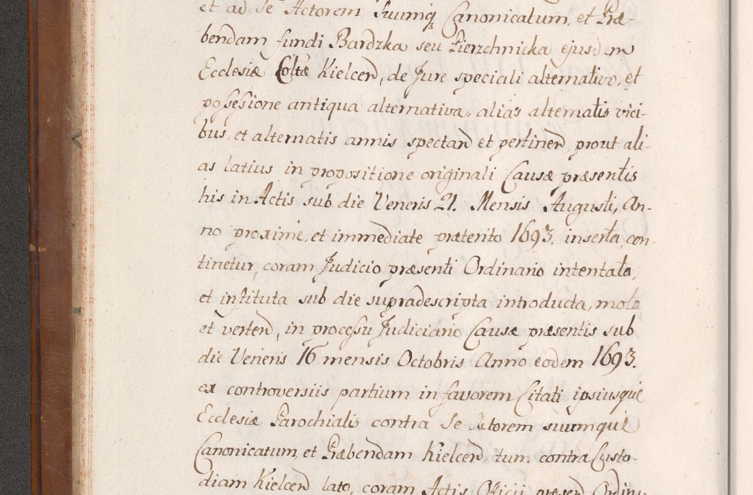 Zdjęcie nr 25 dla obiektu archiwalnego: Volumen VII actorum episcopalium Joannis Małachowski, episcopi Cracoviensis, ducis Severiae de anno 1694 - 1696, quorum index ad finem videatur