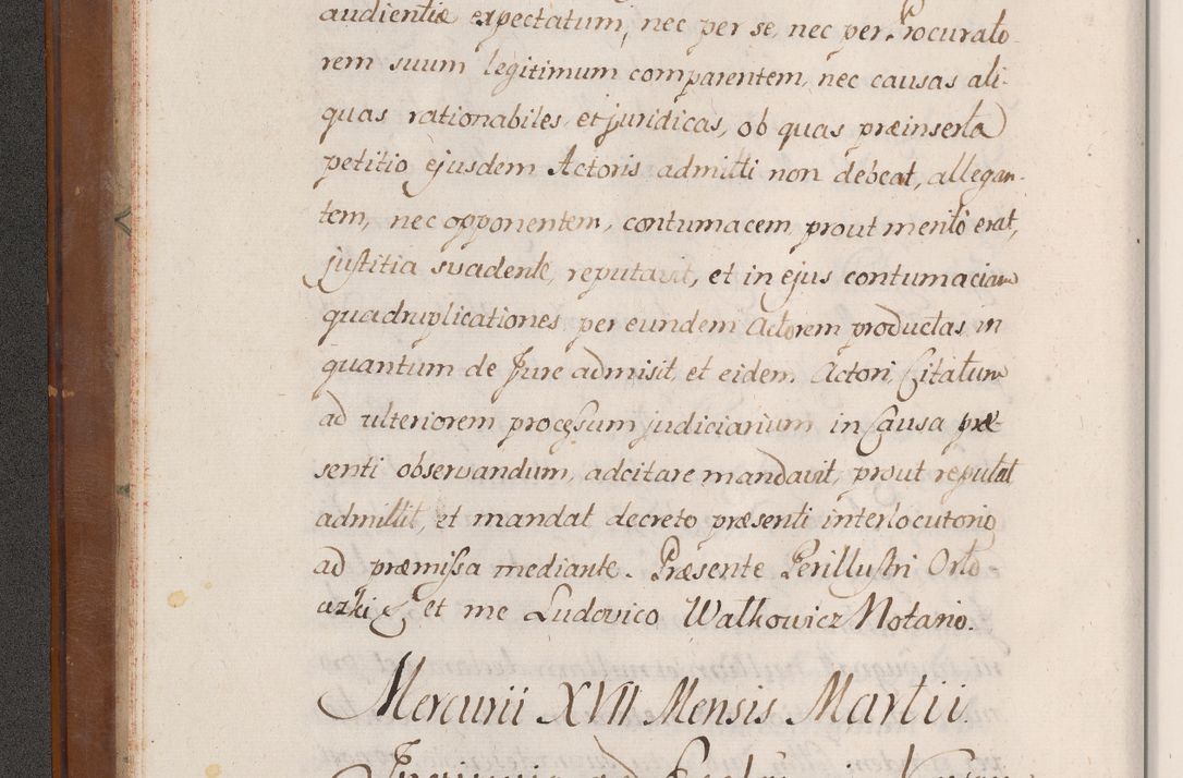 Zdjęcie nr 23 dla obiektu archiwalnego: Volumen VII actorum episcopalium Joannis Małachowski, episcopi Cracoviensis, ducis Severiae de anno 1694 - 1696, quorum index ad finem videatur