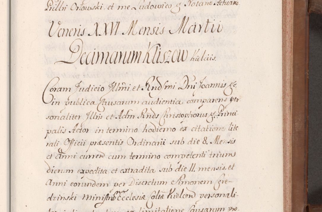 Zdjęcie nr 24 dla obiektu archiwalnego: Volumen VII actorum episcopalium Joannis Małachowski, episcopi Cracoviensis, ducis Severiae de anno 1694 - 1696, quorum index ad finem videatur