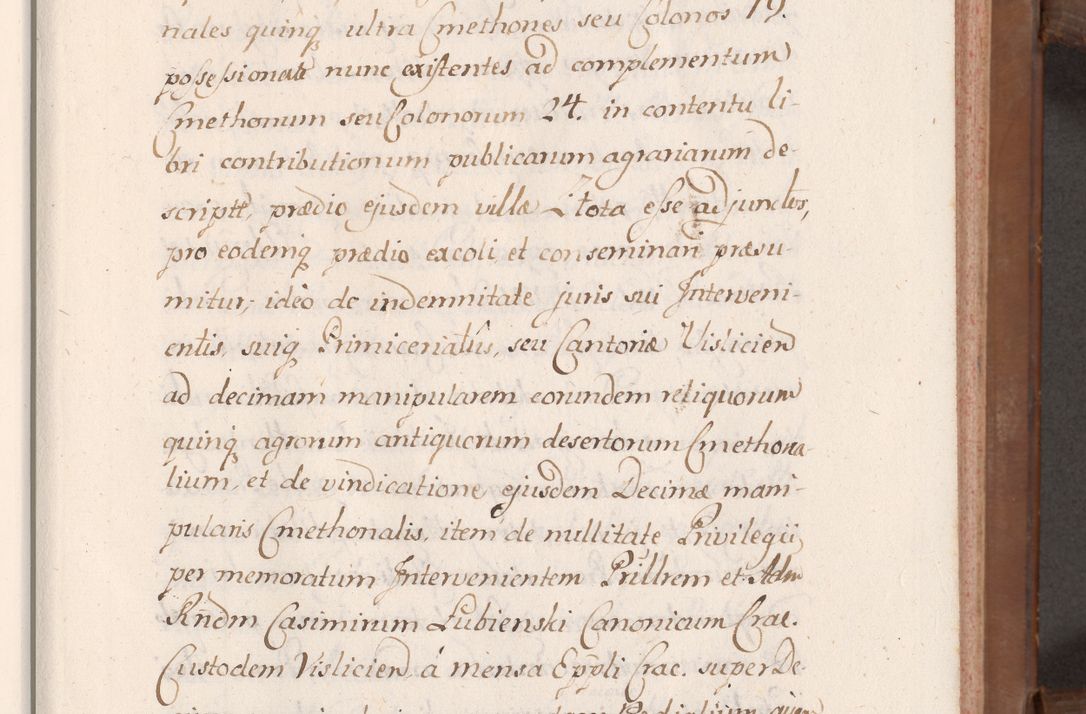 Zdjęcie nr 18 dla obiektu archiwalnego: Volumen VII actorum episcopalium Joannis Małachowski, episcopi Cracoviensis, ducis Severiae de anno 1694 - 1696, quorum index ad finem videatur