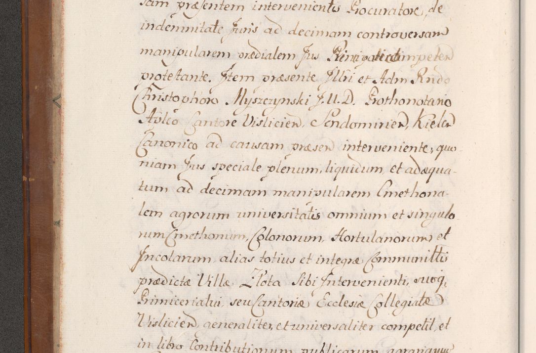 Zdjęcie nr 17 dla obiektu archiwalnego: Volumen VII actorum episcopalium Joannis Małachowski, episcopi Cracoviensis, ducis Severiae de anno 1694 - 1696, quorum index ad finem videatur