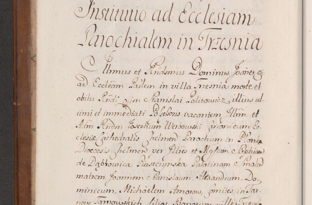 Zdjęcie nr 13 dla obiektu archiwalnego: Volumen VII actorum episcopalium Joannis Małachowski, episcopi Cracoviensis, ducis Severiae de anno 1694 - 1696, quorum index ad finem videatur