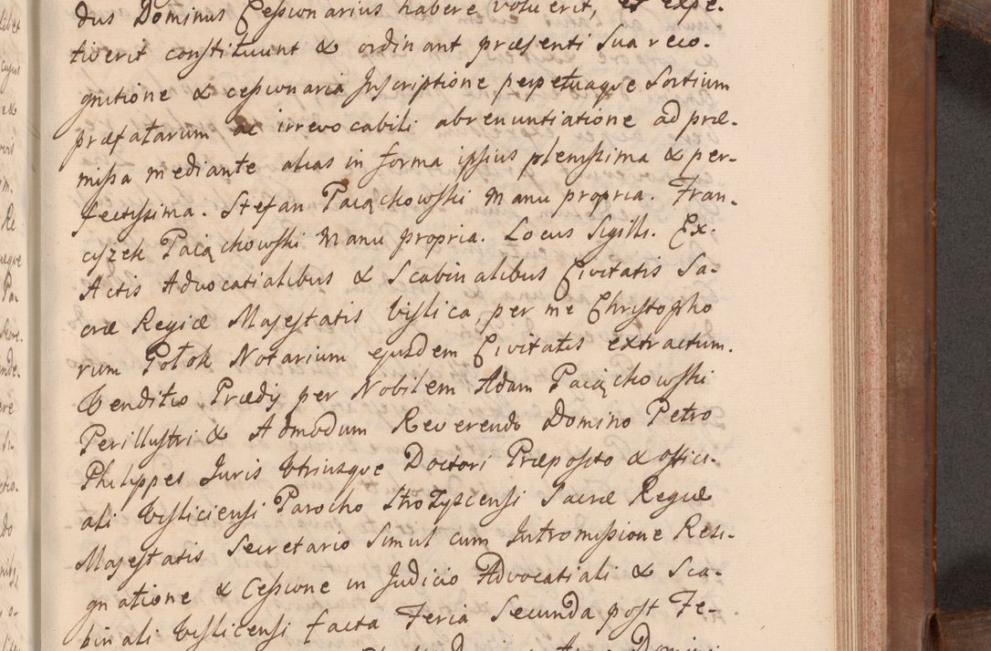 Zdjęcie nr 404 dla obiektu archiwalnego: Volumen VII actorum episcopalium Joannis Małachowski, episcopi Cracoviensis, ducis Severiae de anno 1694 - 1696, quorum index ad finem videatur
