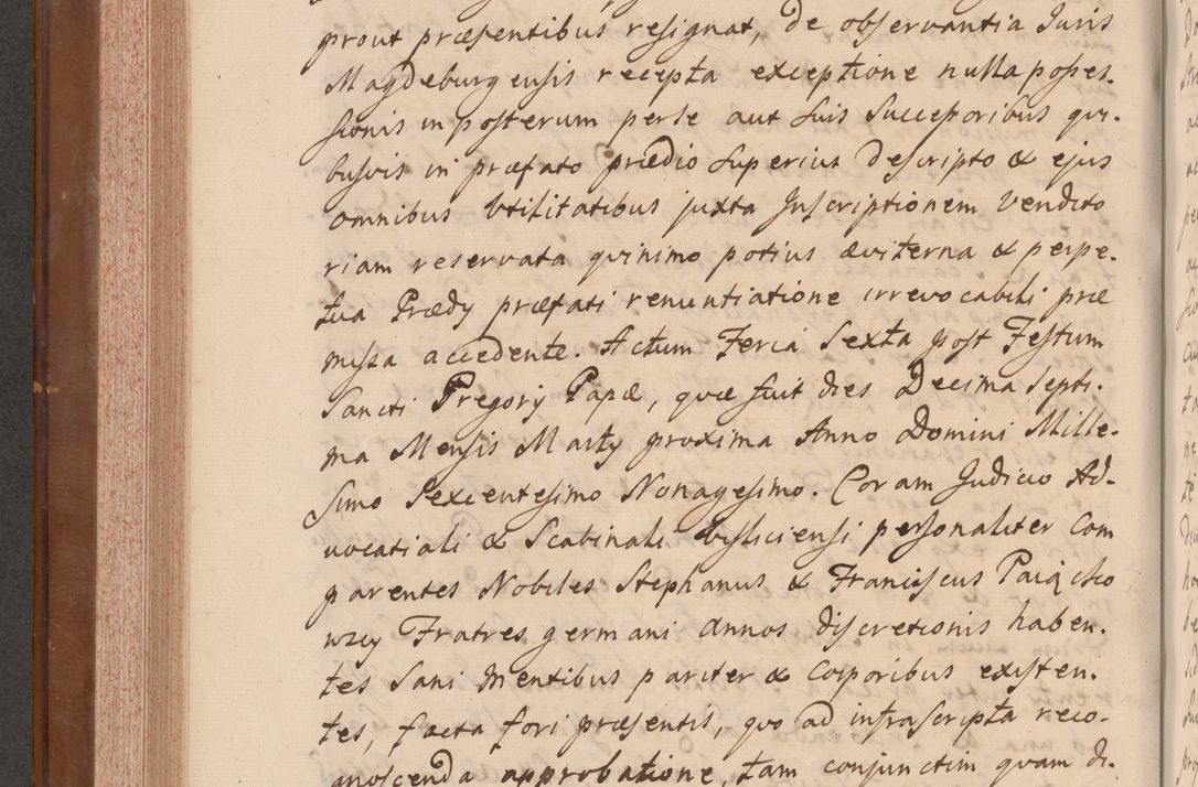 Zdjęcie nr 401 dla obiektu archiwalnego: Volumen VII actorum episcopalium Joannis Małachowski, episcopi Cracoviensis, ducis Severiae de anno 1694 - 1696, quorum index ad finem videatur