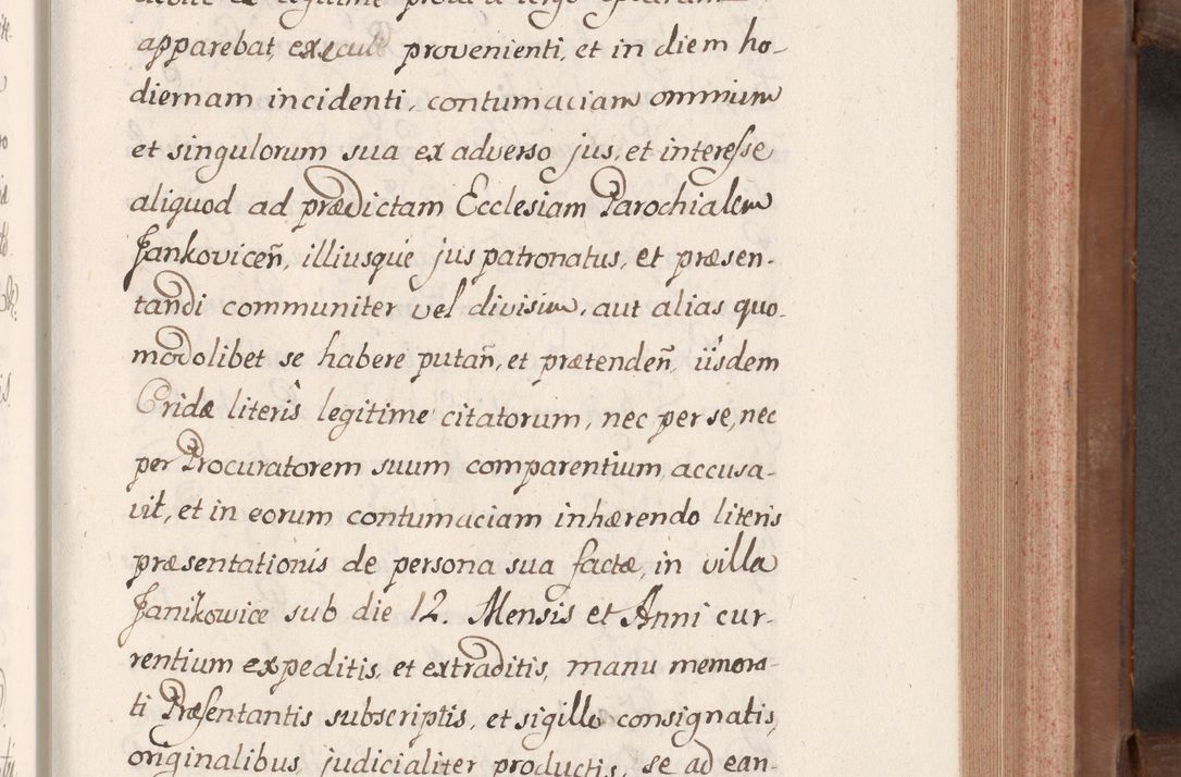 Zdjęcie nr 206 dla obiektu archiwalnego: Volumen VII actorum episcopalium Joannis Małachowski, episcopi Cracoviensis, ducis Severiae de anno 1694 - 1696, quorum index ad finem videatur