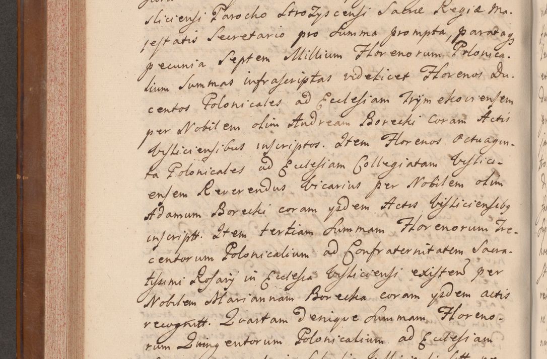 Zdjęcie nr 397 dla obiektu archiwalnego: Volumen VII actorum episcopalium Joannis Małachowski, episcopi Cracoviensis, ducis Severiae de anno 1694 - 1696, quorum index ad finem videatur