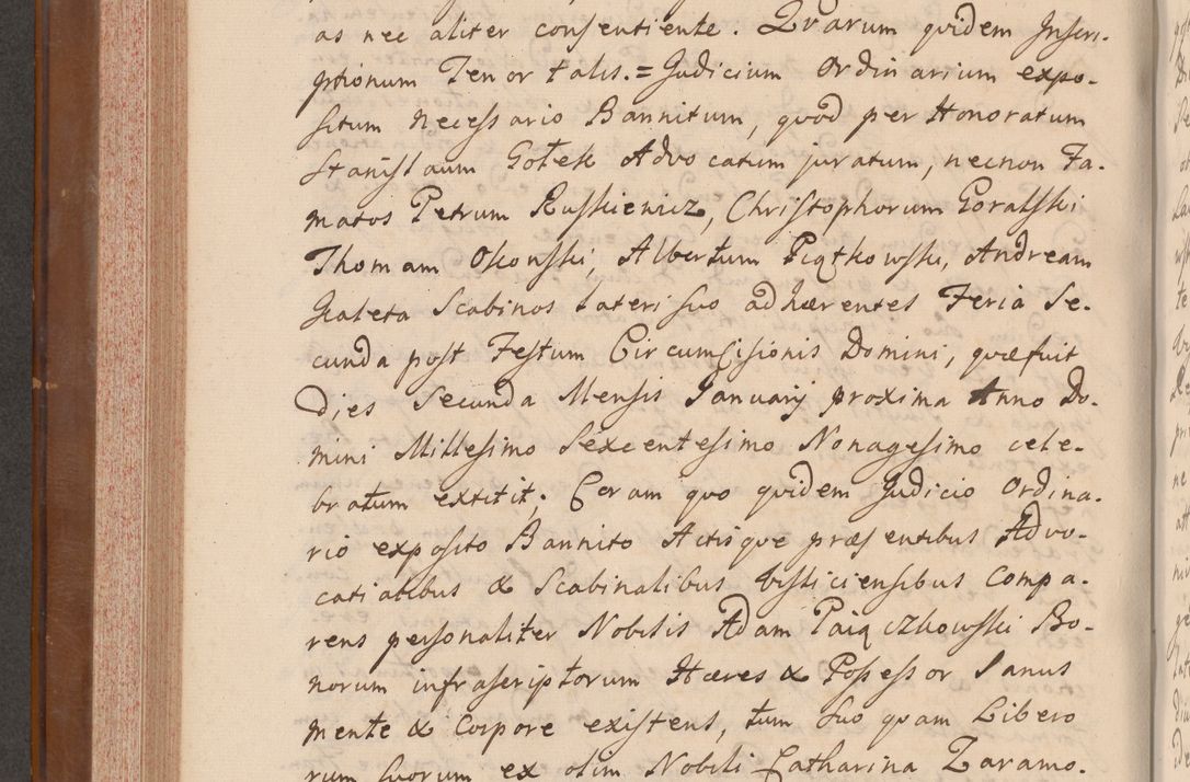 Zdjęcie nr 395 dla obiektu archiwalnego: Volumen VII actorum episcopalium Joannis Małachowski, episcopi Cracoviensis, ducis Severiae de anno 1694 - 1696, quorum index ad finem videatur